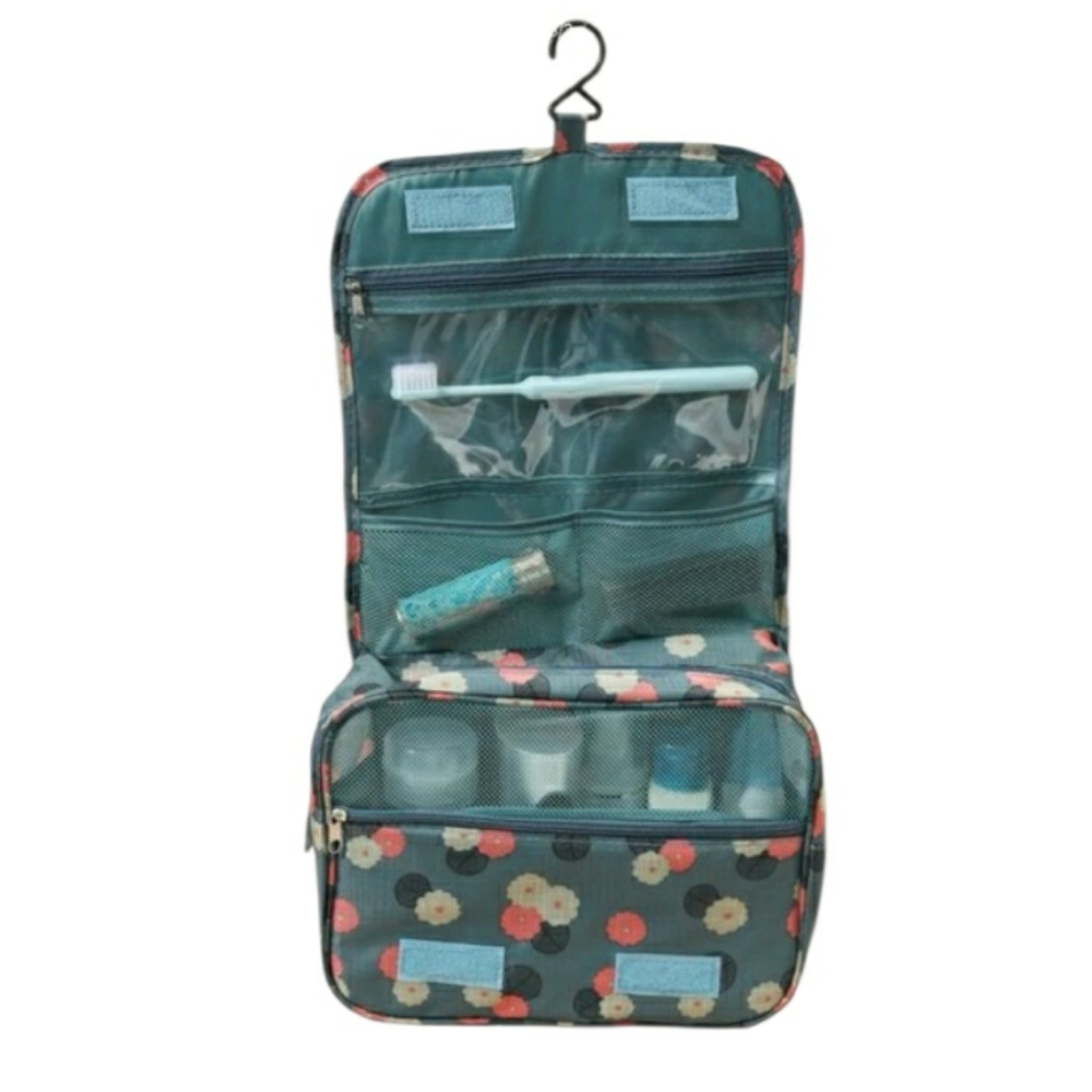 Hanging Travel Cosmetic Foldable Case Floral 🌺 NWT